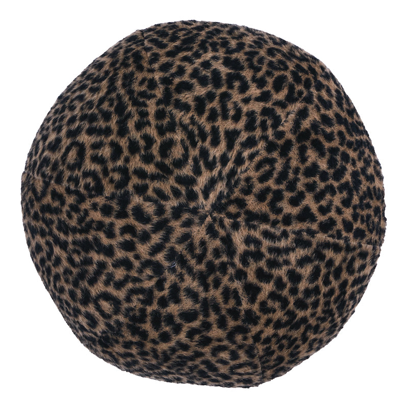 Cuscino a sfera Lilya Leopard | Naturale