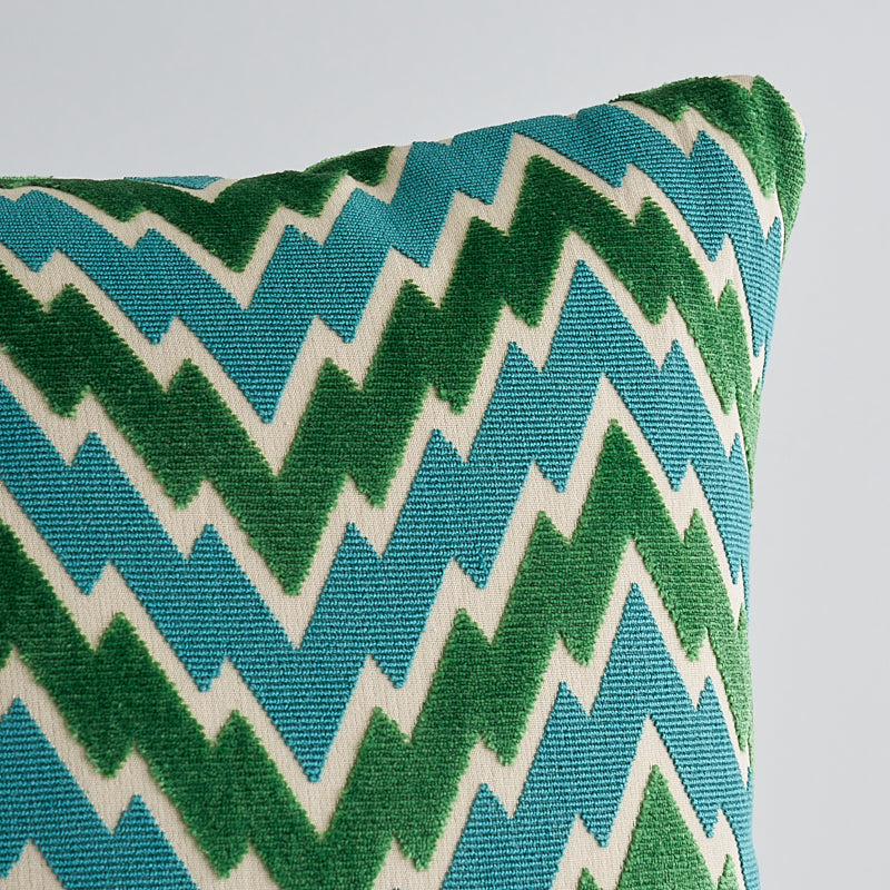 Cuscino Chevron Fiorentino | Smeraldo