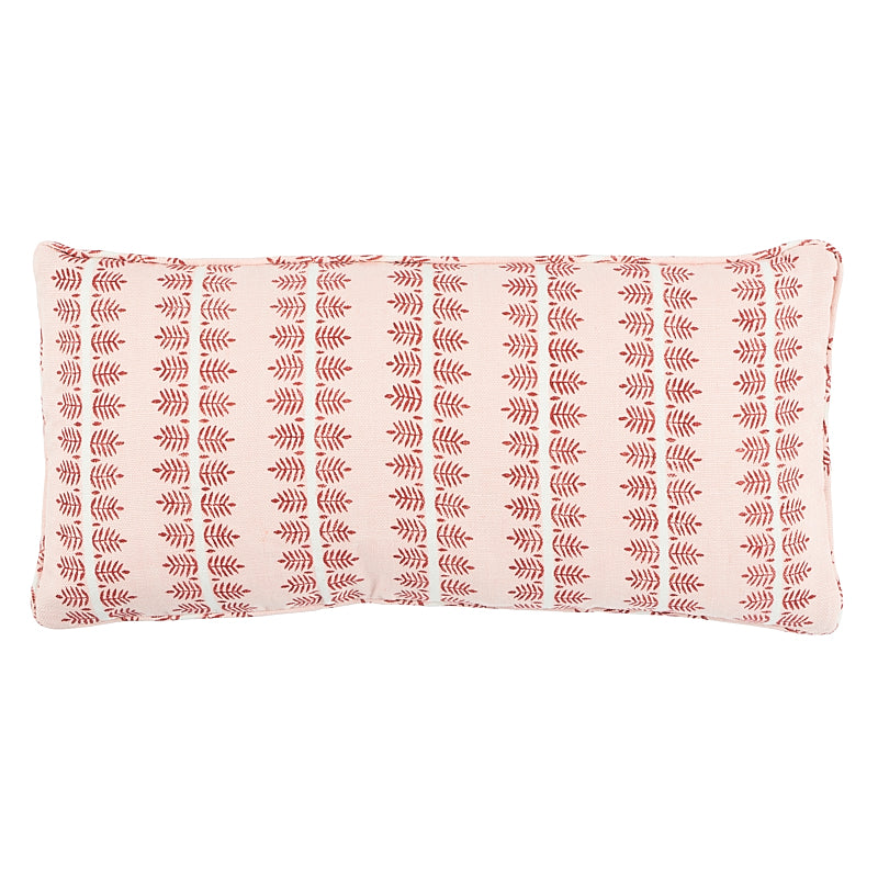 Alva Hand Block Print Pillow | Blush