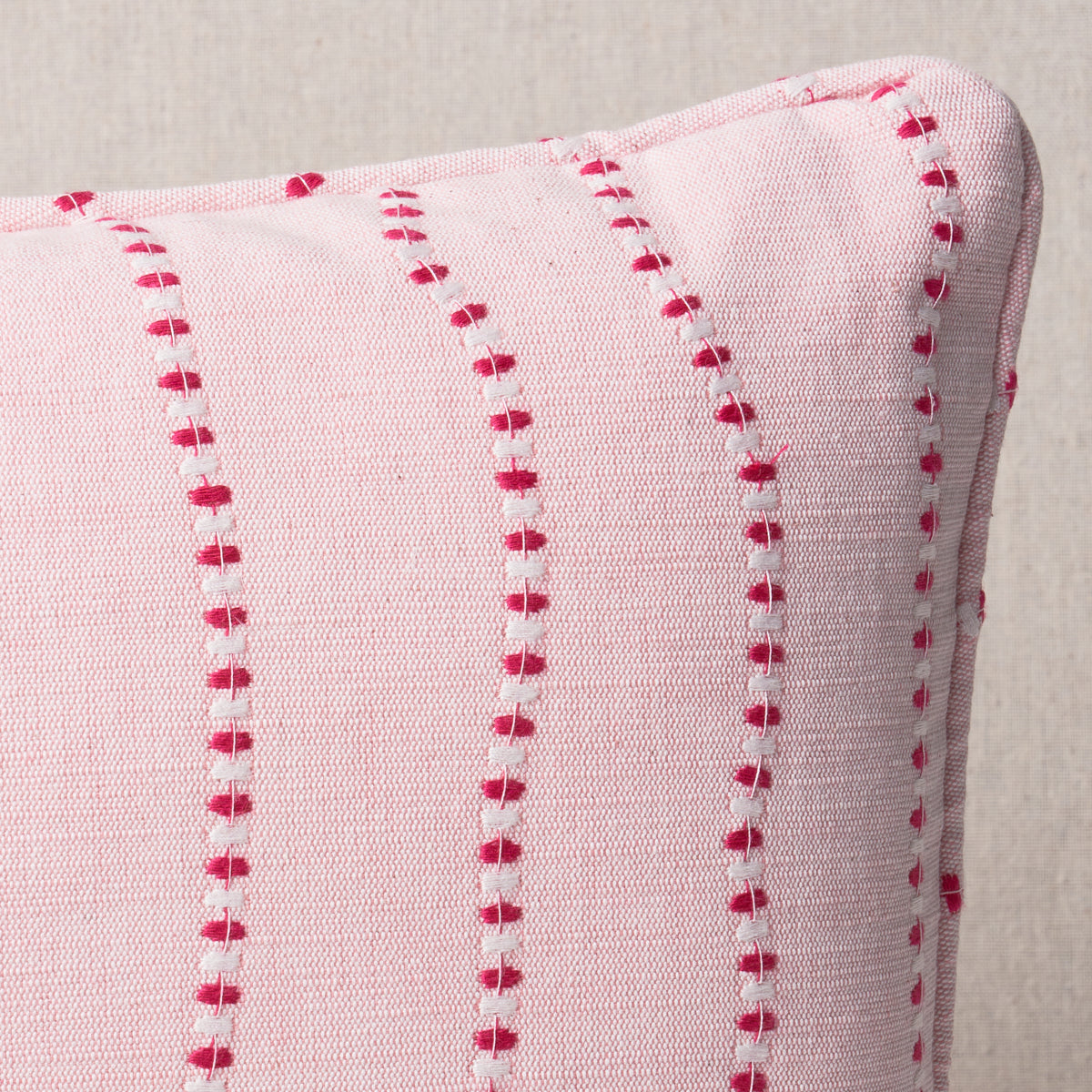 Elodie Embroidery Pillow | Rose