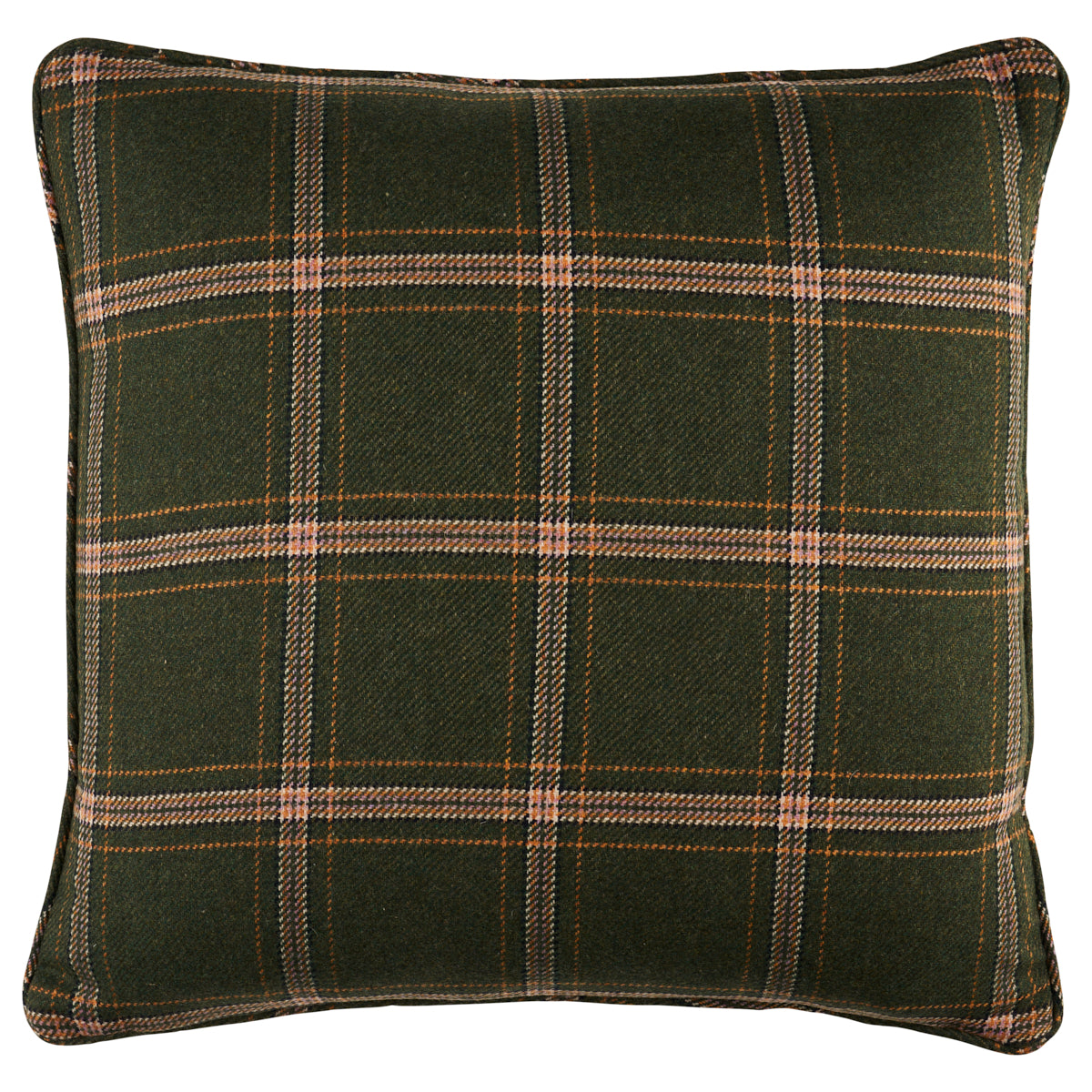 Cuscino scozzese in lana merino Blackburn | Verde