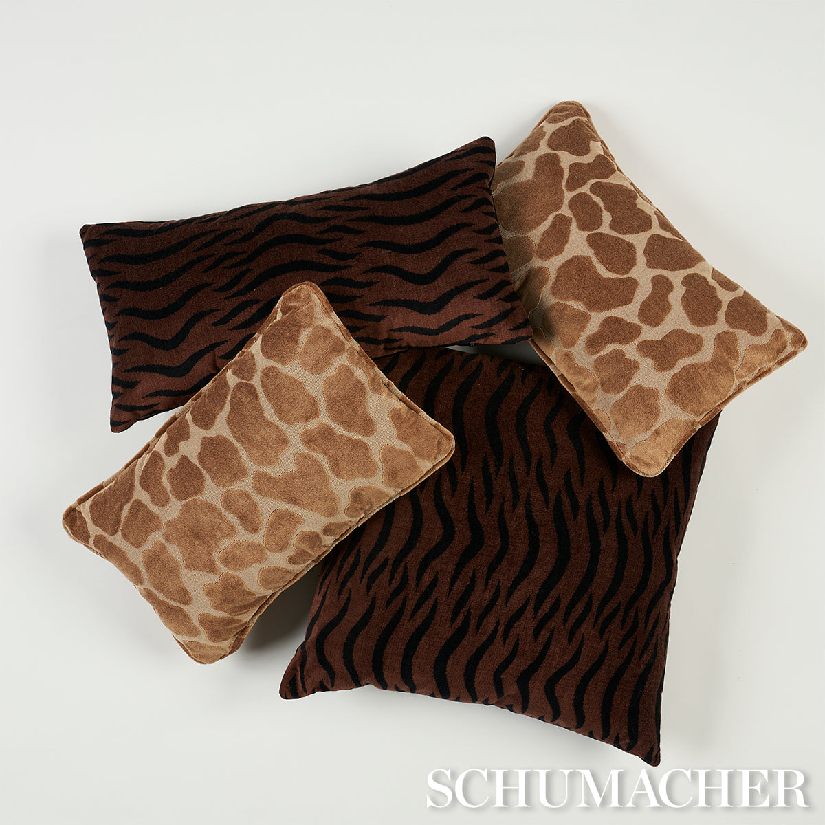 Cuscino in velluto giraffa | Safari