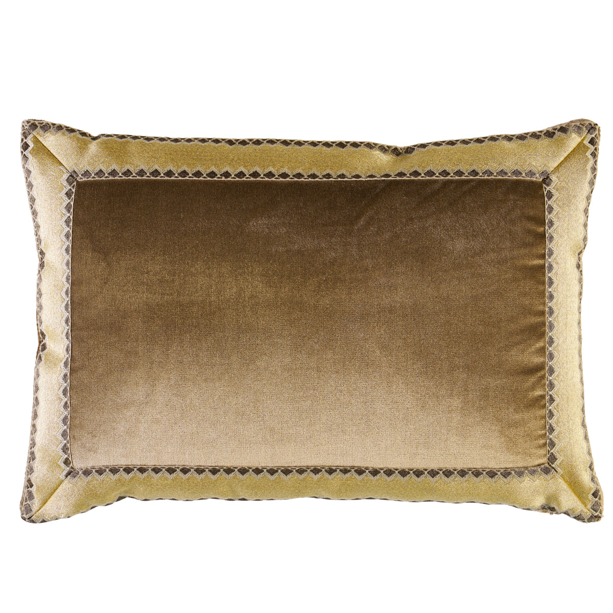 Cuscino in nastro metallico Allure | Nocciola