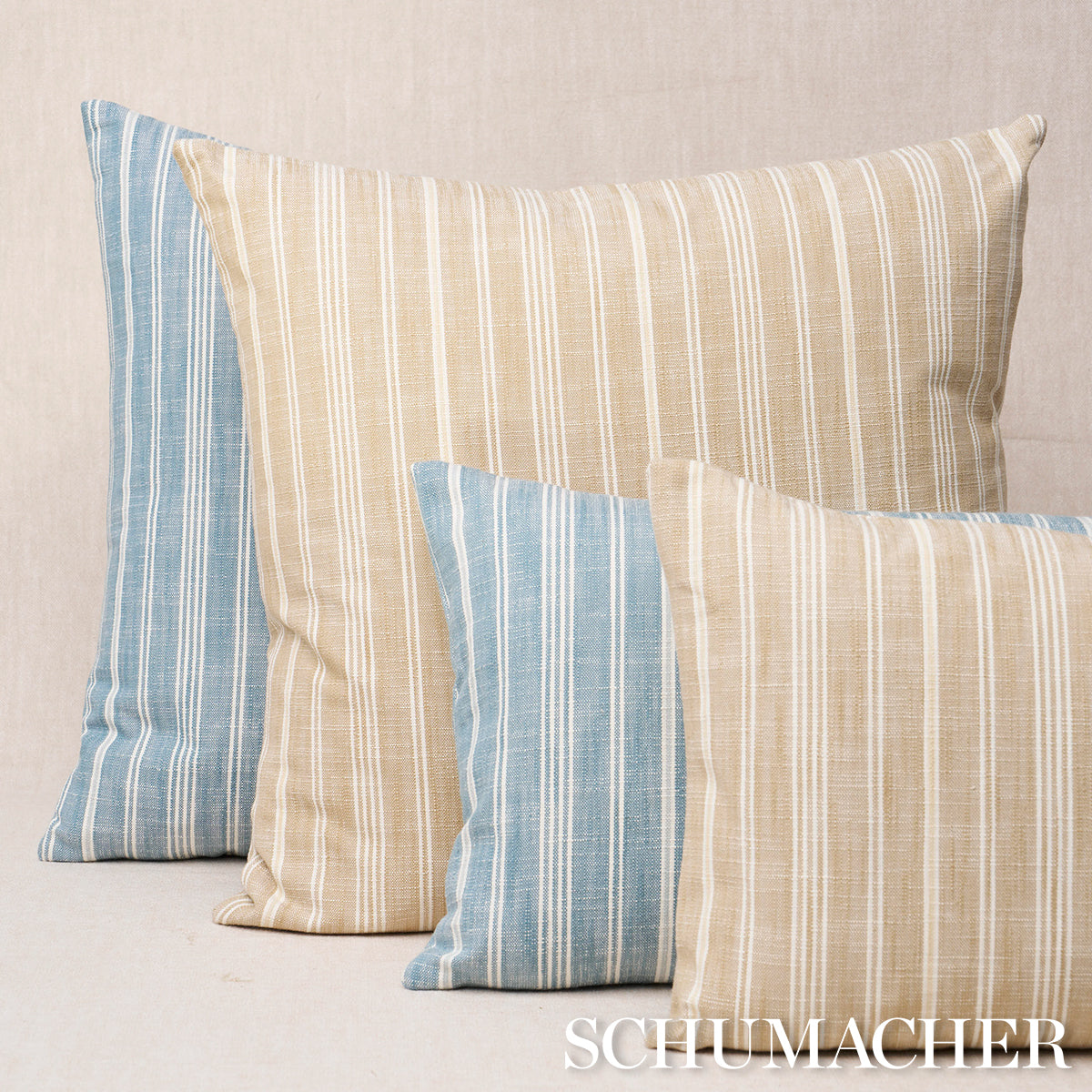 Lucy Stripe Pillow | Neutral