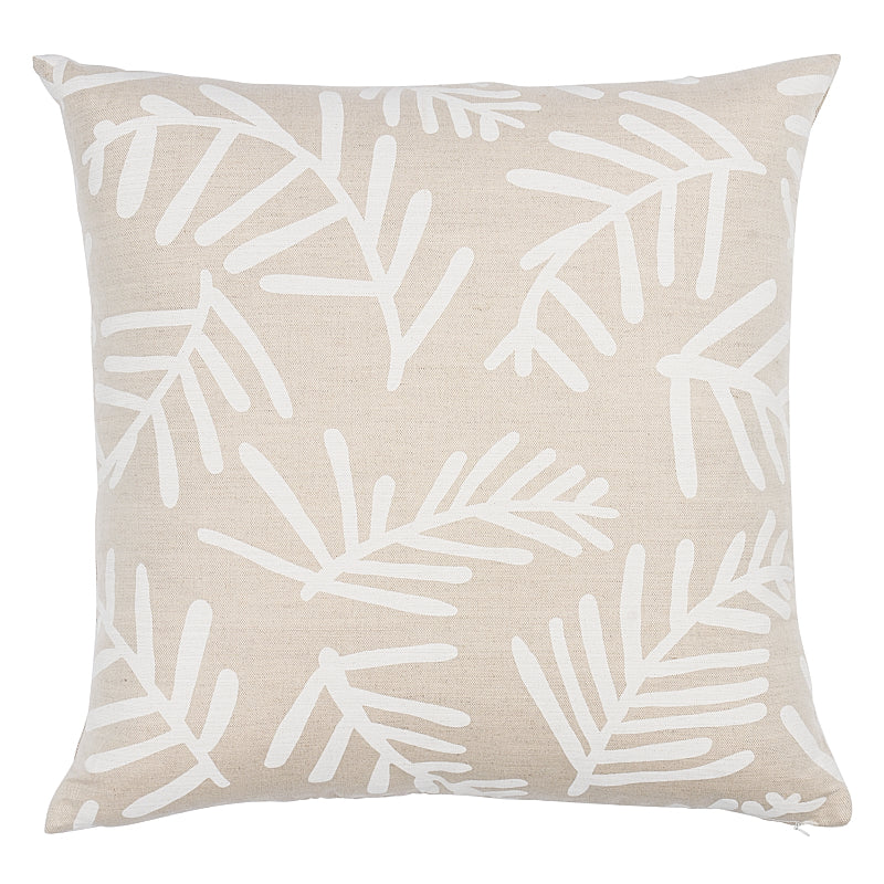 Tiah Cove Pillow | Ivory on Natural